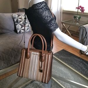 Nice MICHAEL KORS Leather Mercer Accordion Tote